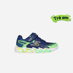 Giày Sneaker Bé Trai Skechers Flex-Glow Bolt - Xanh Navy