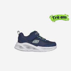 Giày Sneaker Bé Trai Skechers Meteor-Lights - Xanh Navy