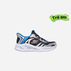 Giày Sneaker Bé Trai Skechers Skechers Meteor-Lights - Đen