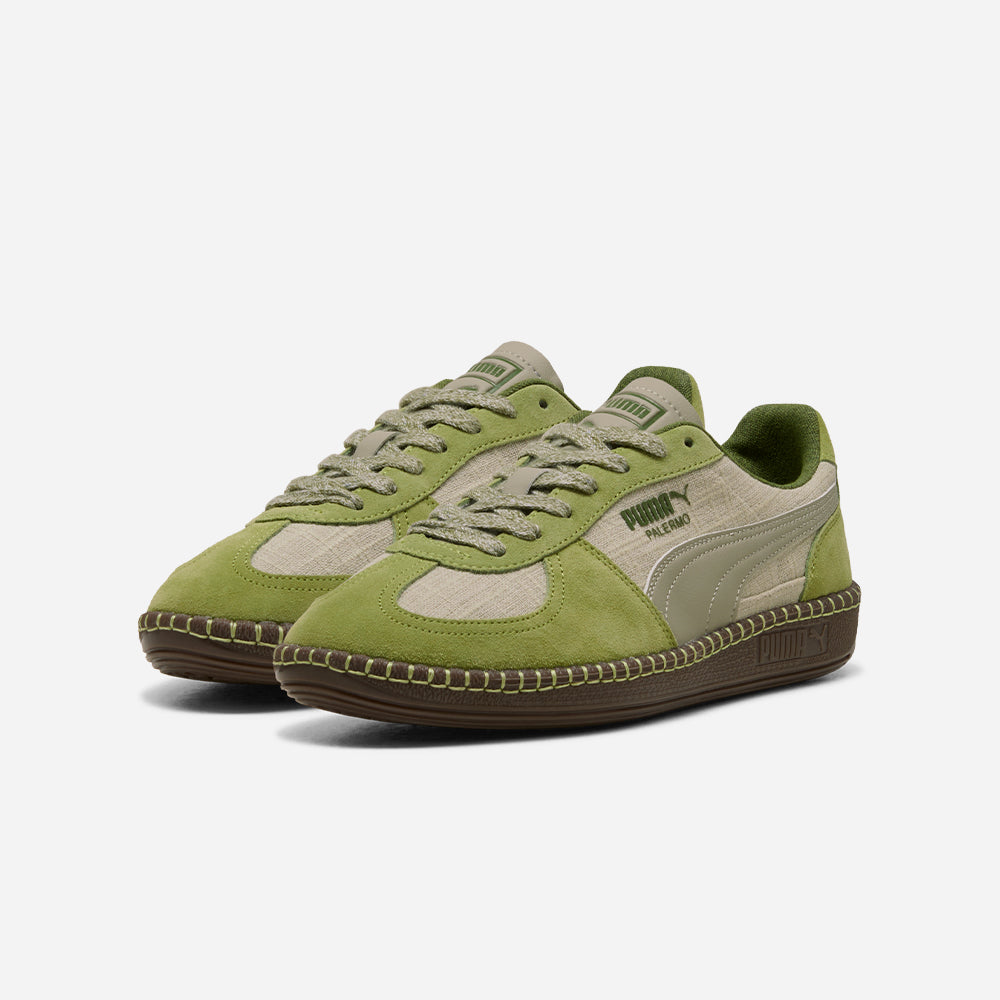 Giày Sneaker Nam Puma Palermo Straw - Xanh Lá - Supersports Vietnam