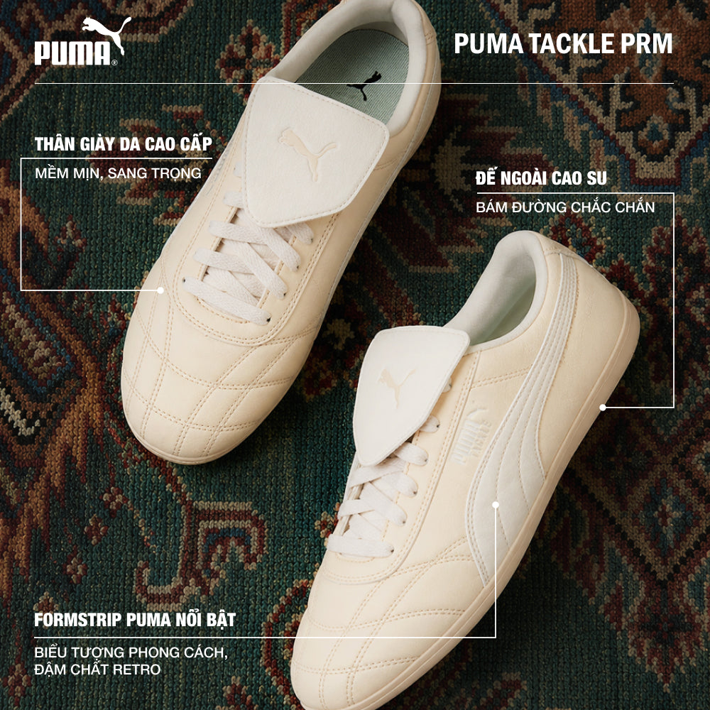 Giày Sneaker Unisex Puma Tackle Prm - Be - Supersports Vietnam