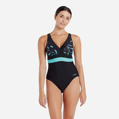 Women's Zoggs Squareback One Piece - Black