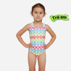 Girls' Zoggs Actionback One Piece - Multicolor