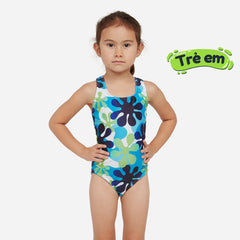 Girls' Zoggs Actionback One Piece - Blue