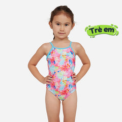 Girls' Zoggs Yaroomba Floral One Piece - Pink