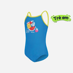 Girls' Zoggs Classicback One Piece - Blue