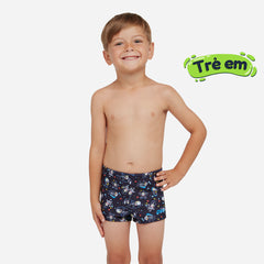 Boys' Zoggs Hip Racer Aquashort - Navy