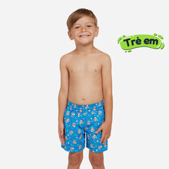 Boys' Zoggs Printed Watershorts - Blue