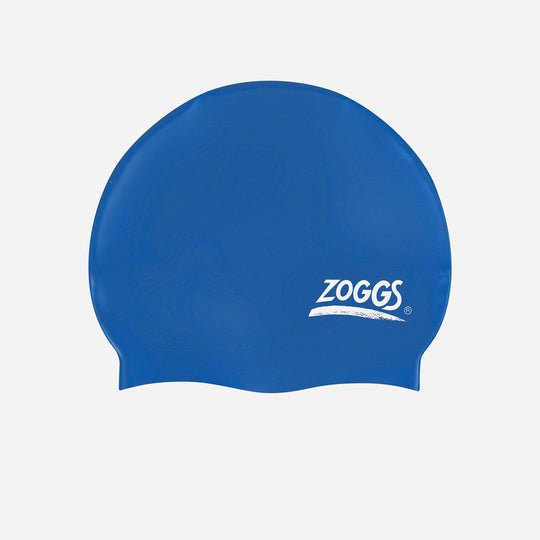 Mũ Bơi Zoggs Blue Silicone Cap-Plain - Xanh Dương
