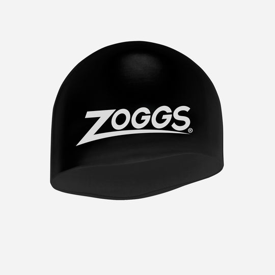 Mũ Bơi Zoggs Black Ows Silicone - Đen