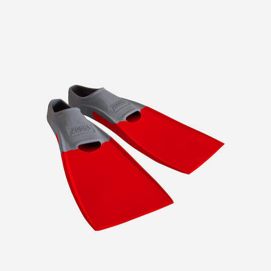 Chân Vịt Zoggs Long Blade Rubber - Đỏ