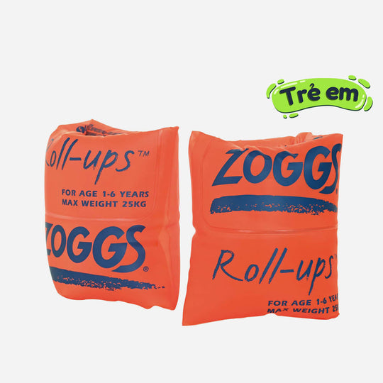 Kids' Zoggs Roll Ups (1-6 Yearsold) Float - Orange