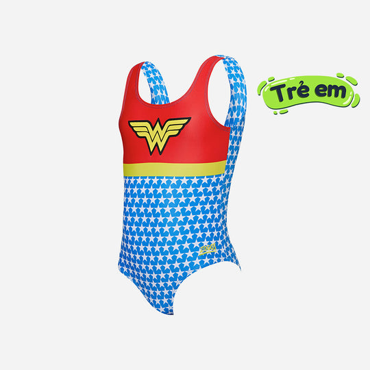 Đồ Bơi Một Mảnh Bé Gái Zoggs Wonderwoman - Nhiều Màu
