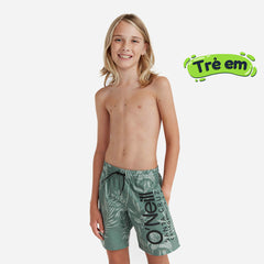 Boys' O'Neill Mix & Match Cali Floral 13'' Boardshort - Green