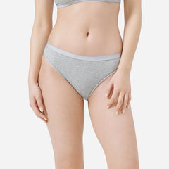 Women's Adidas Underwear Aec Bikini Briefs - Gray