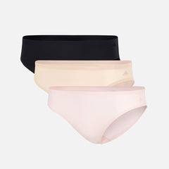 Women's Adidas Underwear Alfpp - 3Pk Bikini Briefs - Multicolor