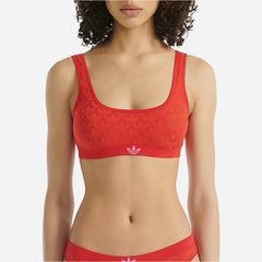Women's Adidas Underwear Mtm Scoop Sport Bra - Red