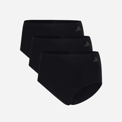 Women's Adidas Underwear Amfpp - 3Pk Polybag Briefs - Black
