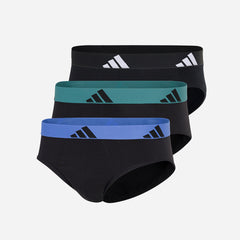 Men's Adidas Underwear Afc - 3Pk Briefs - Black