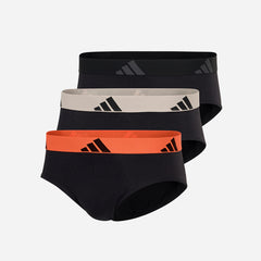 Men's Adidas Underwear Afc - 3Pk Briefs - Red