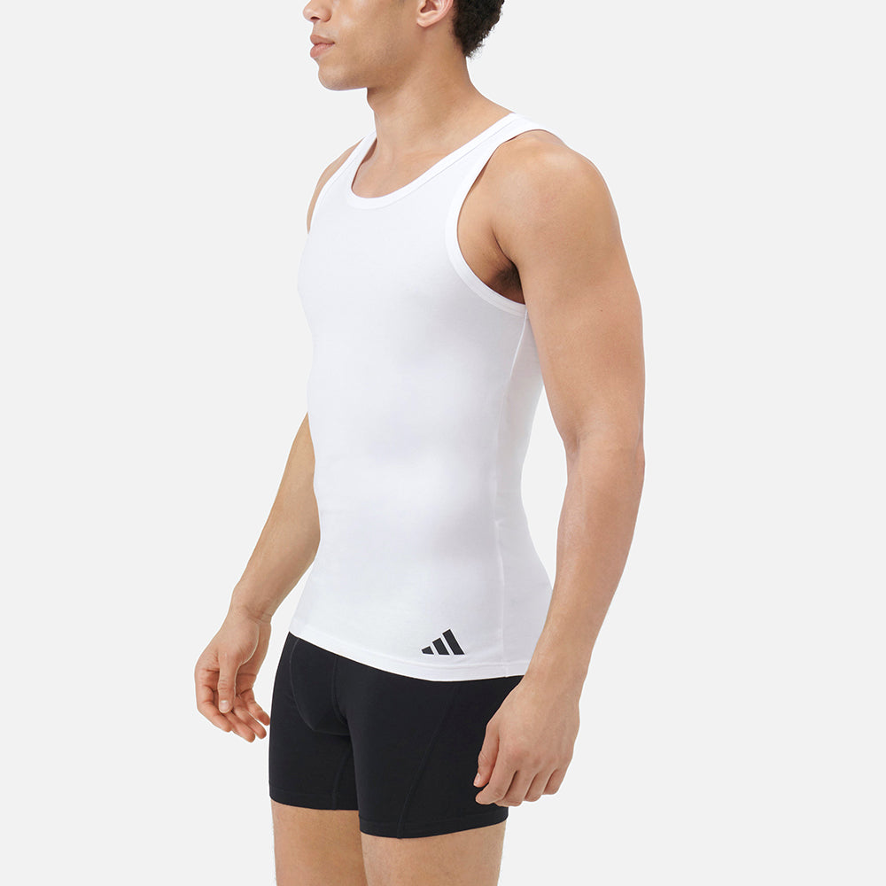 Áo Lót Nam Adidas Underwear Afc - 2Pk - Trắng - Supersports Vietnam