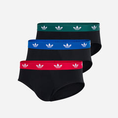 Men's Adidas Underwear Cfc - 3Pk Briefs - Black