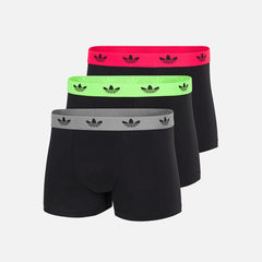 Men's Adidas Underwear Cfc - 3Pk Trunks - Black