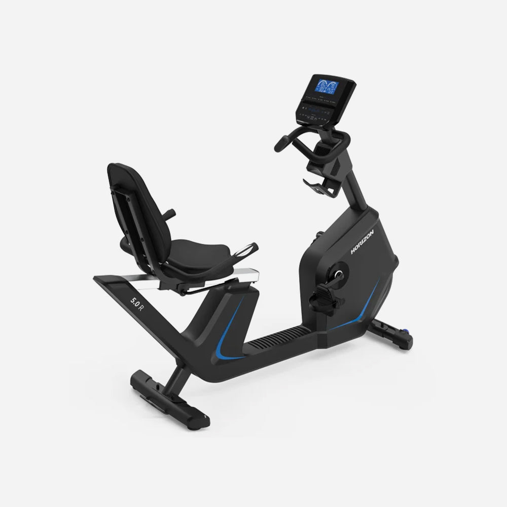 Xe Đạp Thể Dục Tựa Lưng Trong Nhà Horizon 5.0R - Đen - Supersports Vietnam