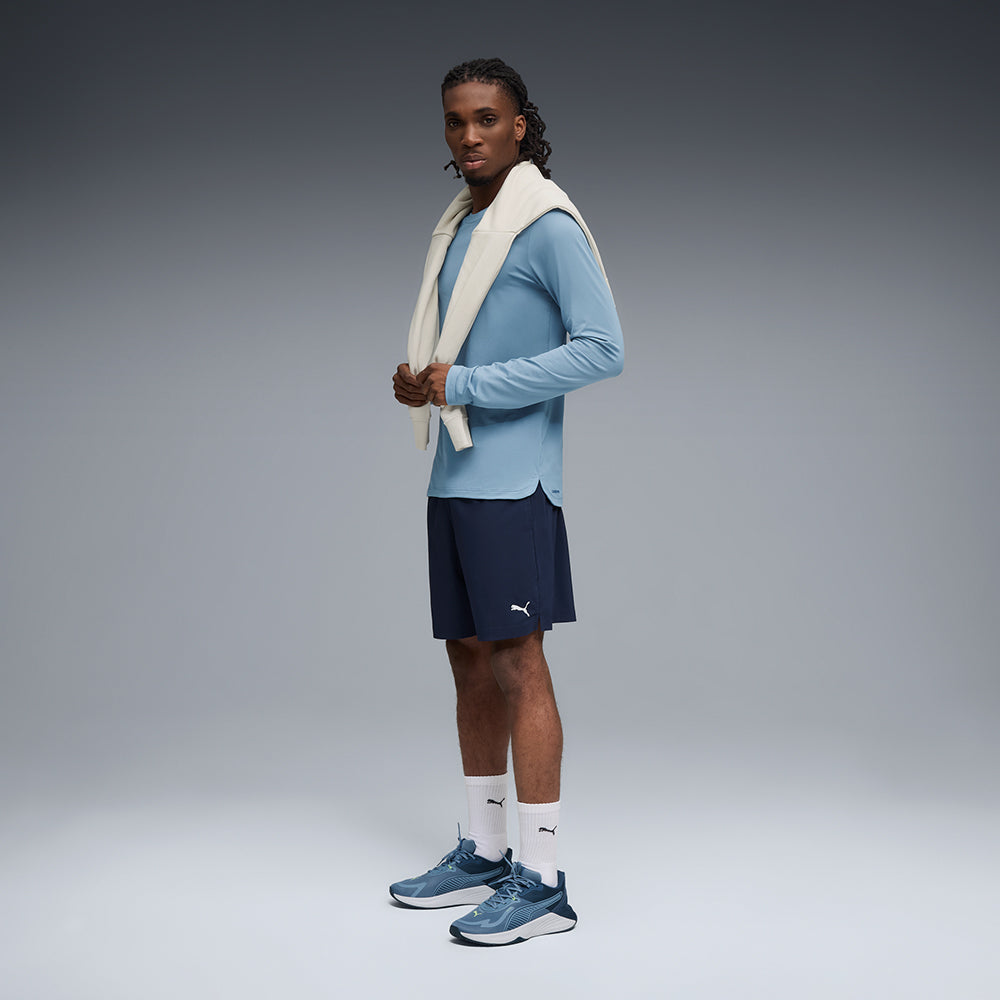 Quần Ngắn Thể Thao Nam Puma Tad Essentials 7 Inch Woven - Xanh Navy - Supersports Vietnam