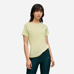Áo Thun Nữ Puma Run Velocity (Poly) - Vàng Chanh - Supersports Vietnam