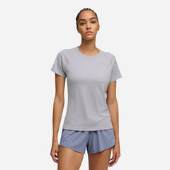 Áo Thun Nữ Puma Run Velocity Poly - Xám - Supersports Vietnam