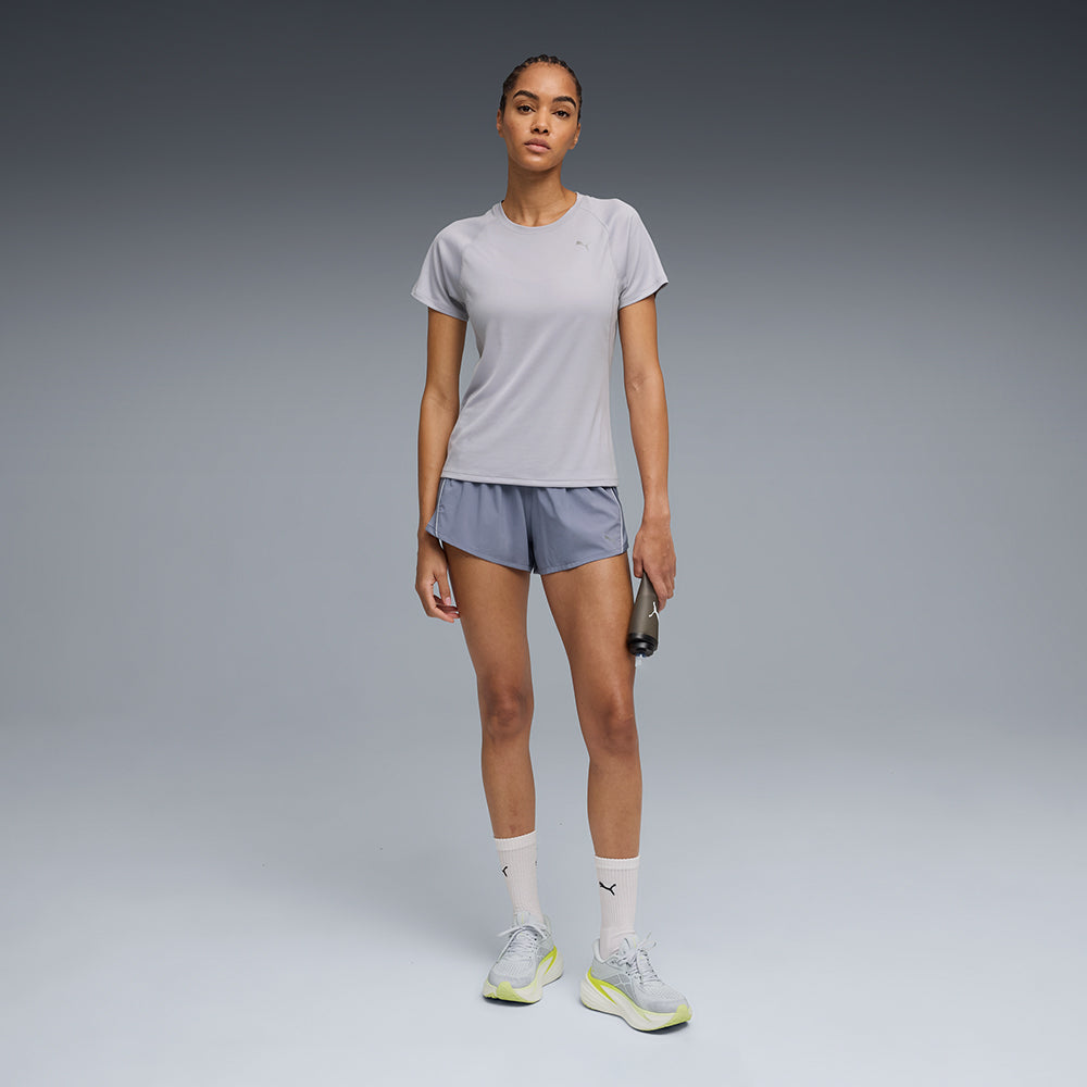 Áo Thun Nữ Puma Run Velocity Poly - Xám - Supersports Vietnam