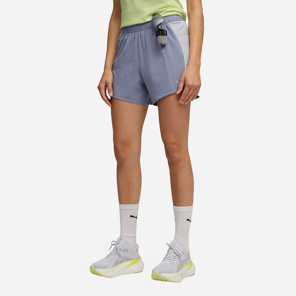 Quần Ngắn Thể Thao Nữ Puma Run Velocity 5 Sky - Tím - Supersports Vietnam