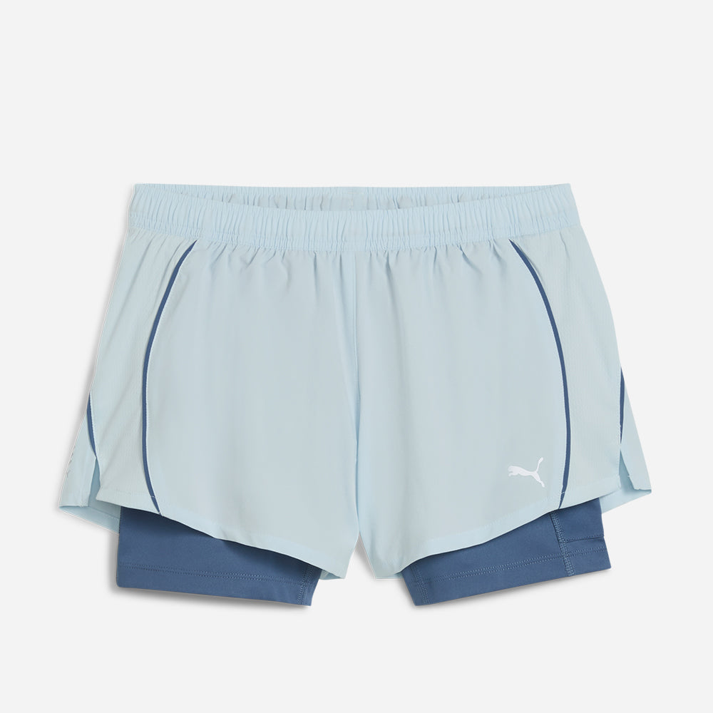 Quần Ngắn Thể Thao Nữ Puma Velocity 2In1 3 Inch - Xanh Dương - Supersports Vietnam