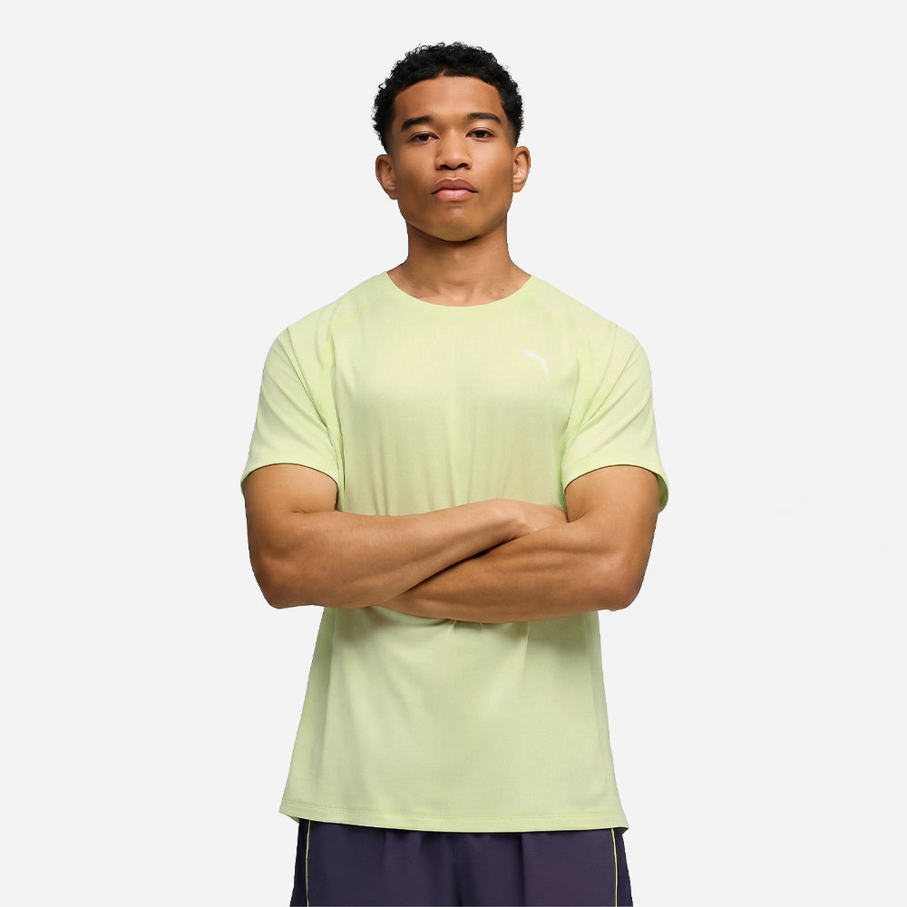 Áo Thun Nam Puma Run Velocity Poly - Vàng Chanh - Supersports Vietnam