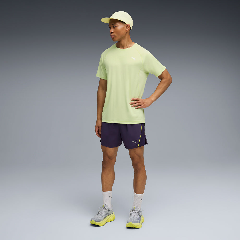 Áo Thun Nam Puma Run Velocity Poly - Vàng Chanh - Supersports Vietnam