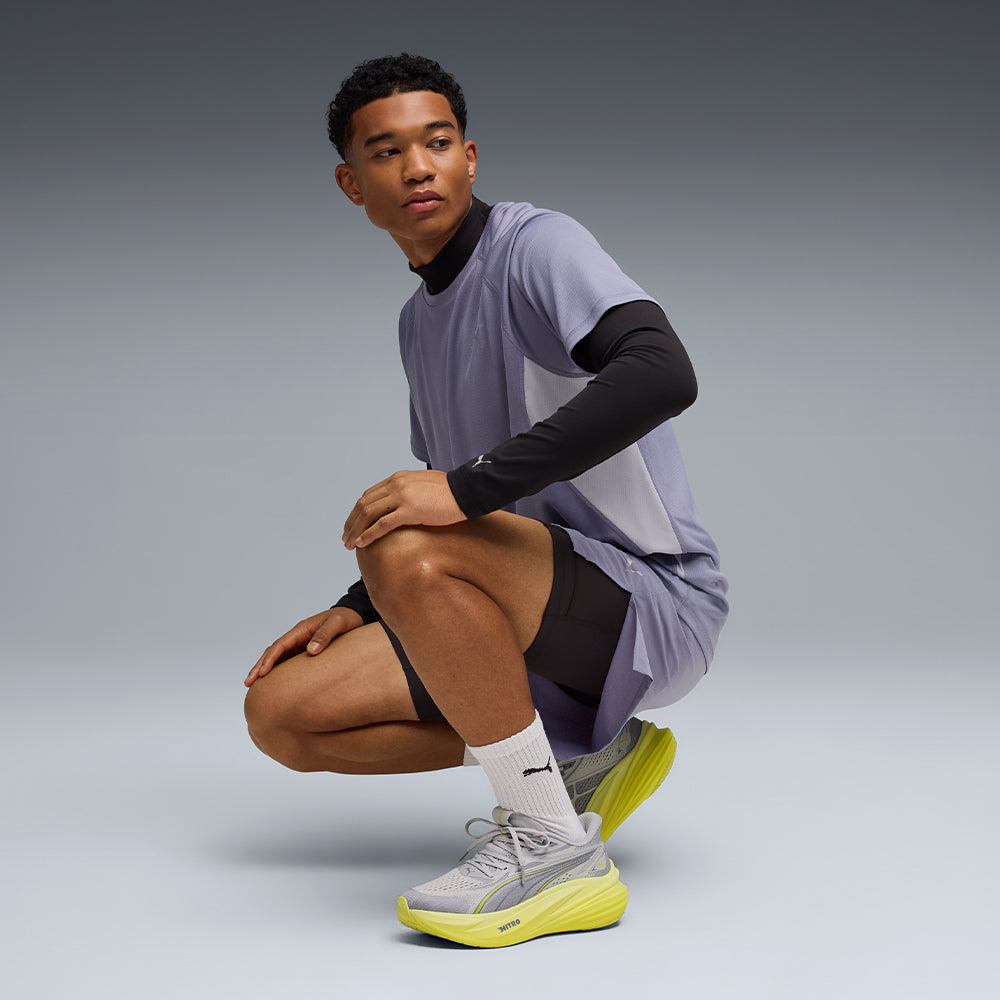 Áo Thun Nam Puma Run Velocity Poly - Tím - Supersports Vietnam