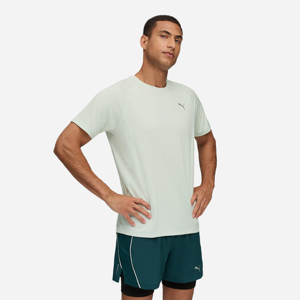 Áo Thun Nam Puma Run Velocity (Poly) - Xanh Mint - Supersports Vietnam