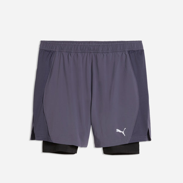 Quần Ngắn Thể Thao Nam Puma Run Velocity 2In1 - Tím - Supersports Vietnam