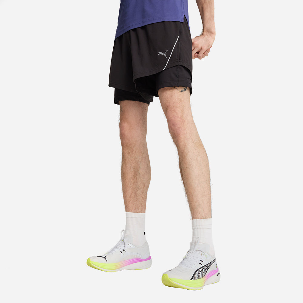 Quần Ngắn Thể Thao Nam Puma Ultraweave 2-In-1 5 Inch Running - Đen - Supersports Vietnam