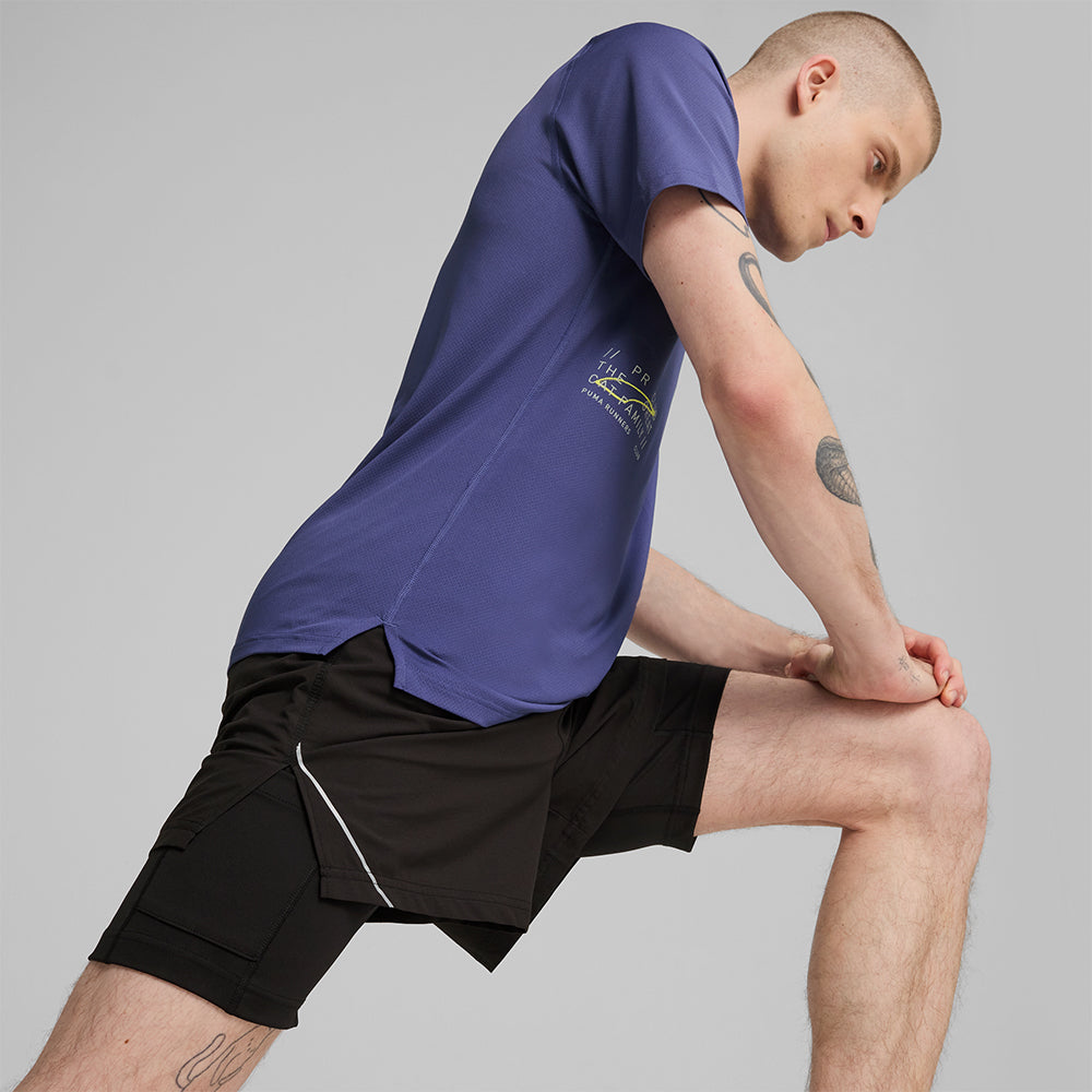 Quần Ngắn Thể Thao Nam Puma Ultraweave 2-In-1 5 Inch Running - Đen - Supersports Vietnam