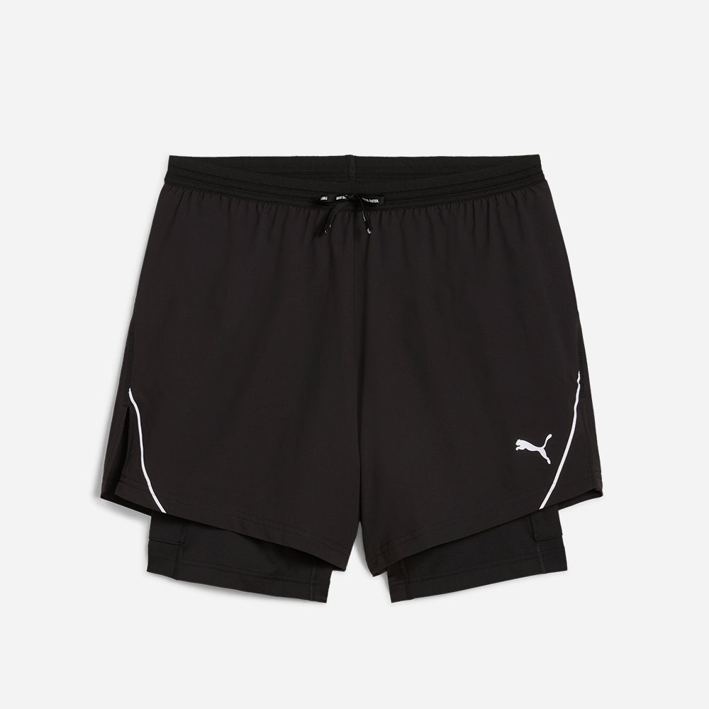 Quần Ngắn Thể Thao Nam Puma Ultraweave 2-In-1 5 Inch Running - Đen - Supersports Vietnam