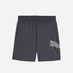 Quần Ngắn Thể Thao Nam Puma Tad Essential Big Logo 7 Inch Woven - Xám - Supersports Vietnam