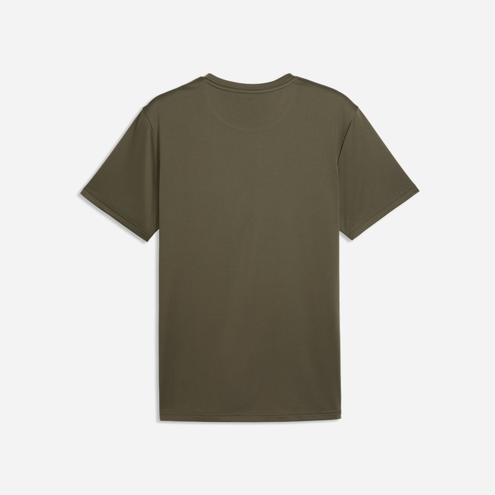 Áo Thun Nam Puma Tad Essential Texture - Xanh Quân Đội - Supersports Vietnam