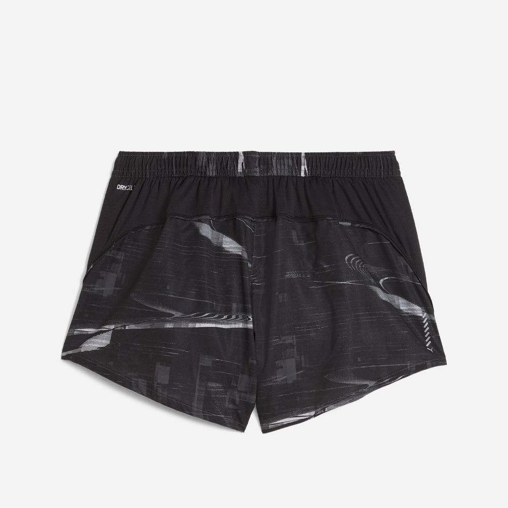 Quần Ngắn Thể Thao Nữ Puma Run Velocity Aop 3 Inch - Đen - Supersports Vietnam
