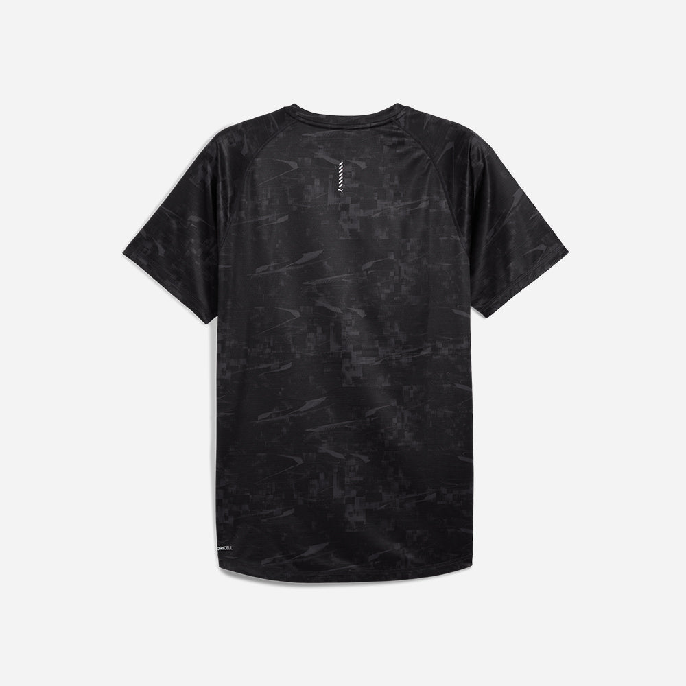 Áo Thun Nam Puma Run Velocity Aop - Đen - Supersports Vietnam