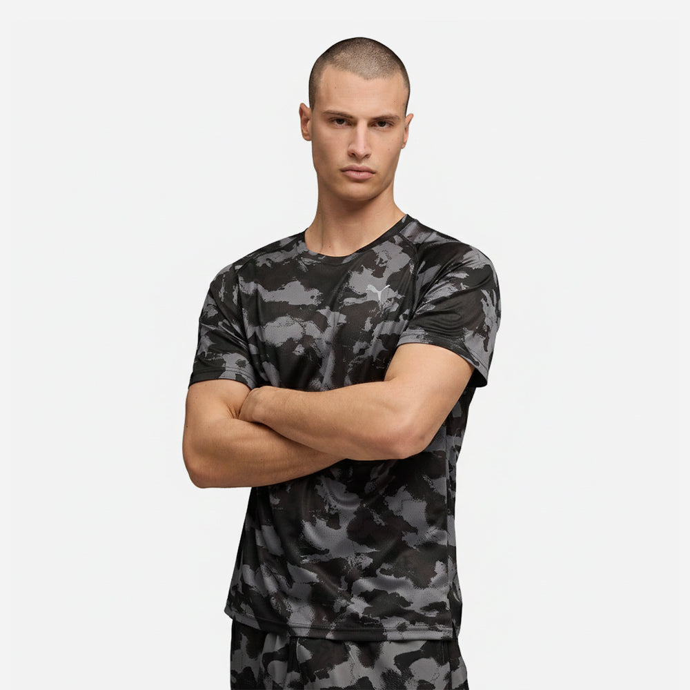 Áo Thun Nam Puma Pwrtrain Training Aop - Đen - Supersports Vietnam