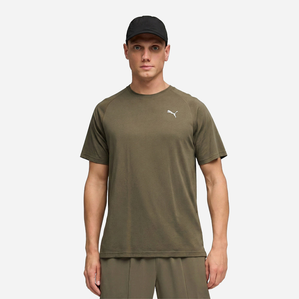 Áo Thun Nam Puma Pwrtrain Triblend - Nâu - Supersports Vietnam