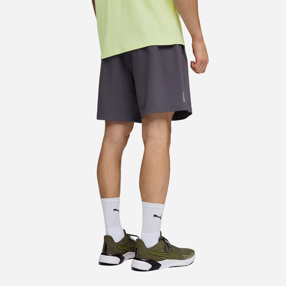 Quần Ngắn Thể Thao Nam Puma Pwrtrain Fabric Mix - Xám - Supersports Vietnam