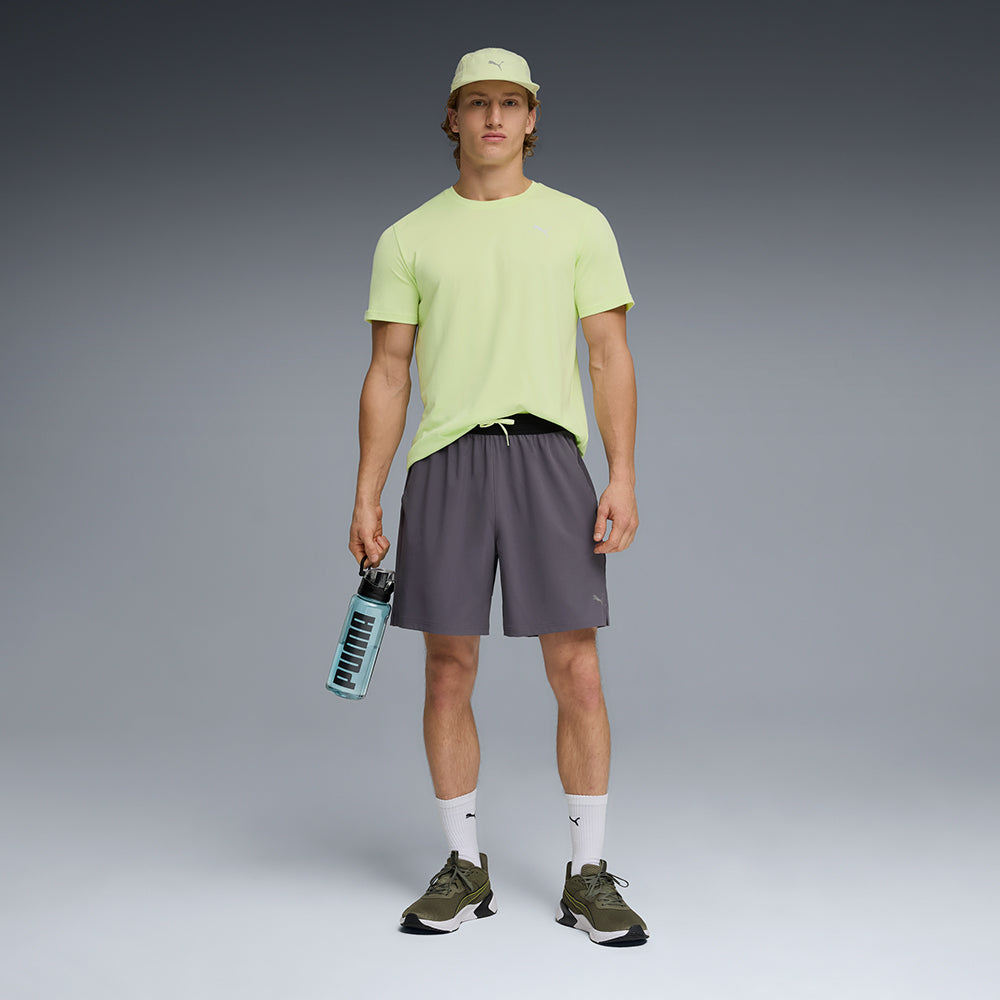 Quần Ngắn Thể Thao Nam Puma Pwrtrain Fabric Mix - Xám - Supersports Vietnam